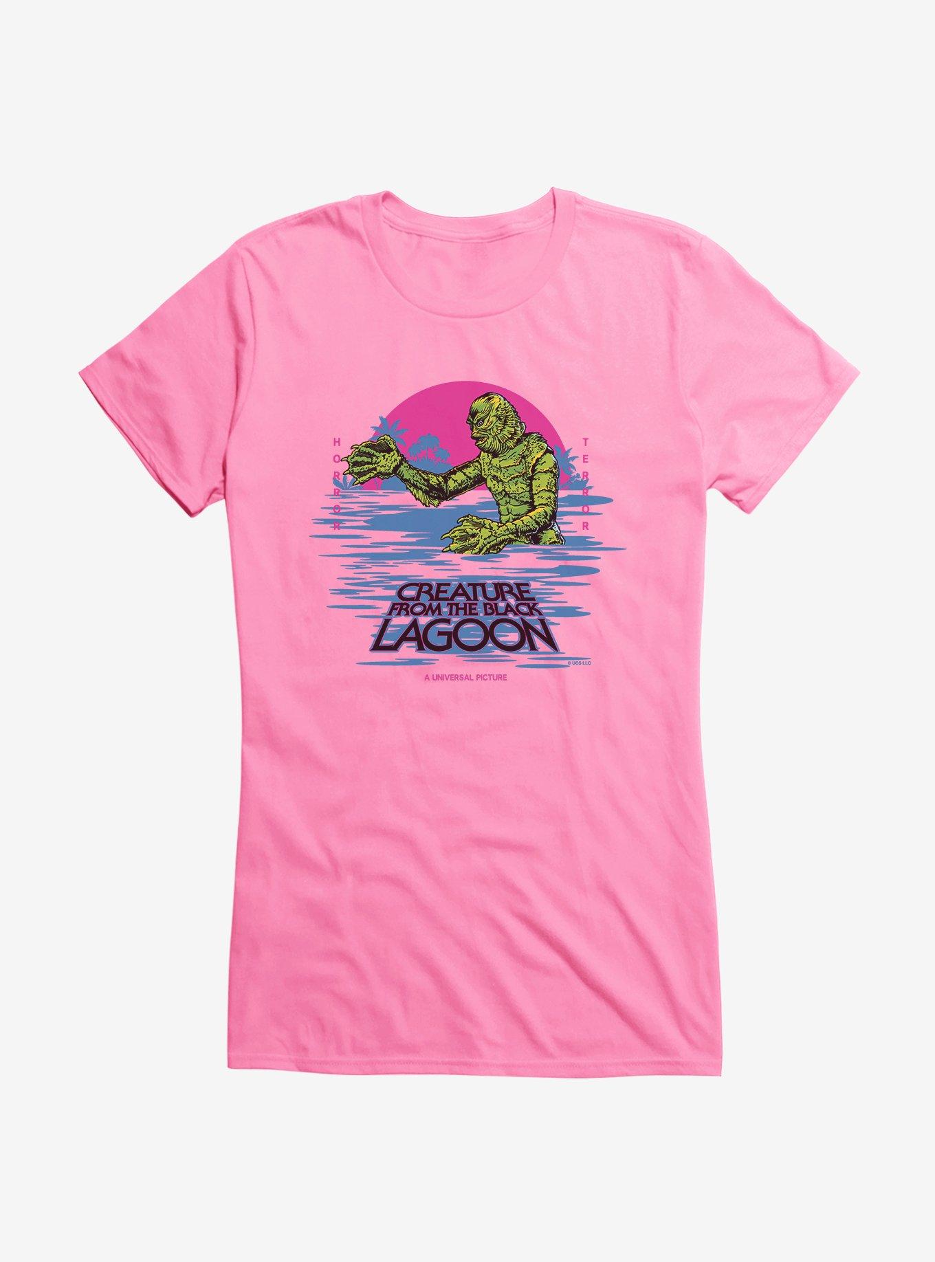 Creature From The Black Lagoon Pastel Title Art Girls T-Shirt, , hi-res