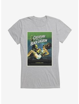 Creature From The Black Lagoon Universal Picture Poster Girls T-Shirt, HEATHER, hi-res