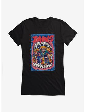Jaws Comic Art Poster Girls T-Shirt, , hi-res