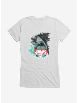 Jaws Deep Fear Girls T-Shirt, WHITE, hi-res