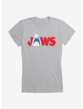 Jaws Logo Girls T-Shirt, HEATHER, hi-res