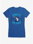 Jaws Amity Island Tours Girls T-Shirt, ROYAL, hi-res