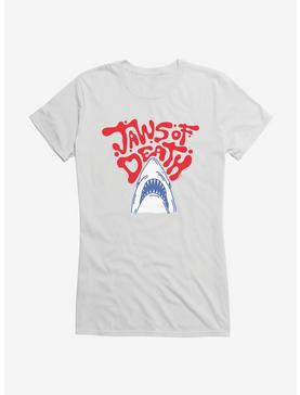 Jaws The Jaws Of Death Girls T-Shirt, WHITE, hi-res