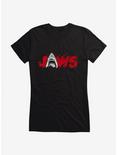 Jaws Classic Thrash Icon Script Girls T-Shirt, , hi-res