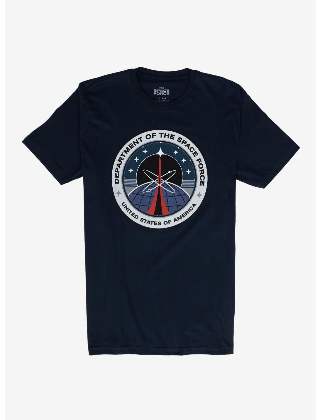 Space Force Seal Logo T-Shirt, NAVY, hi-res
