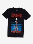 Space Force Aiming High T-Shirt, BLACK, hi-res