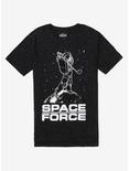 Space Force Golf on the Moon T-Shirt, BLACK, hi-res