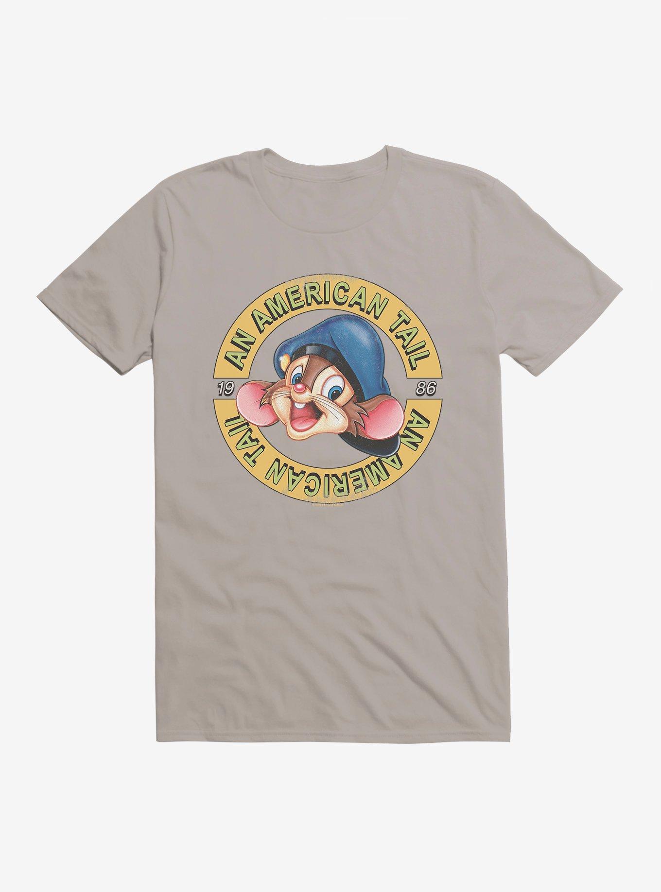 An American Tail Fievel Seal T-Shirt, LIGHT GREY, hi-res