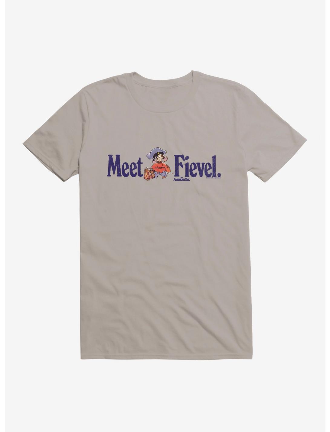 An American Tail Meet Fievel T-Shirt, LIGHT GREY, hi-res