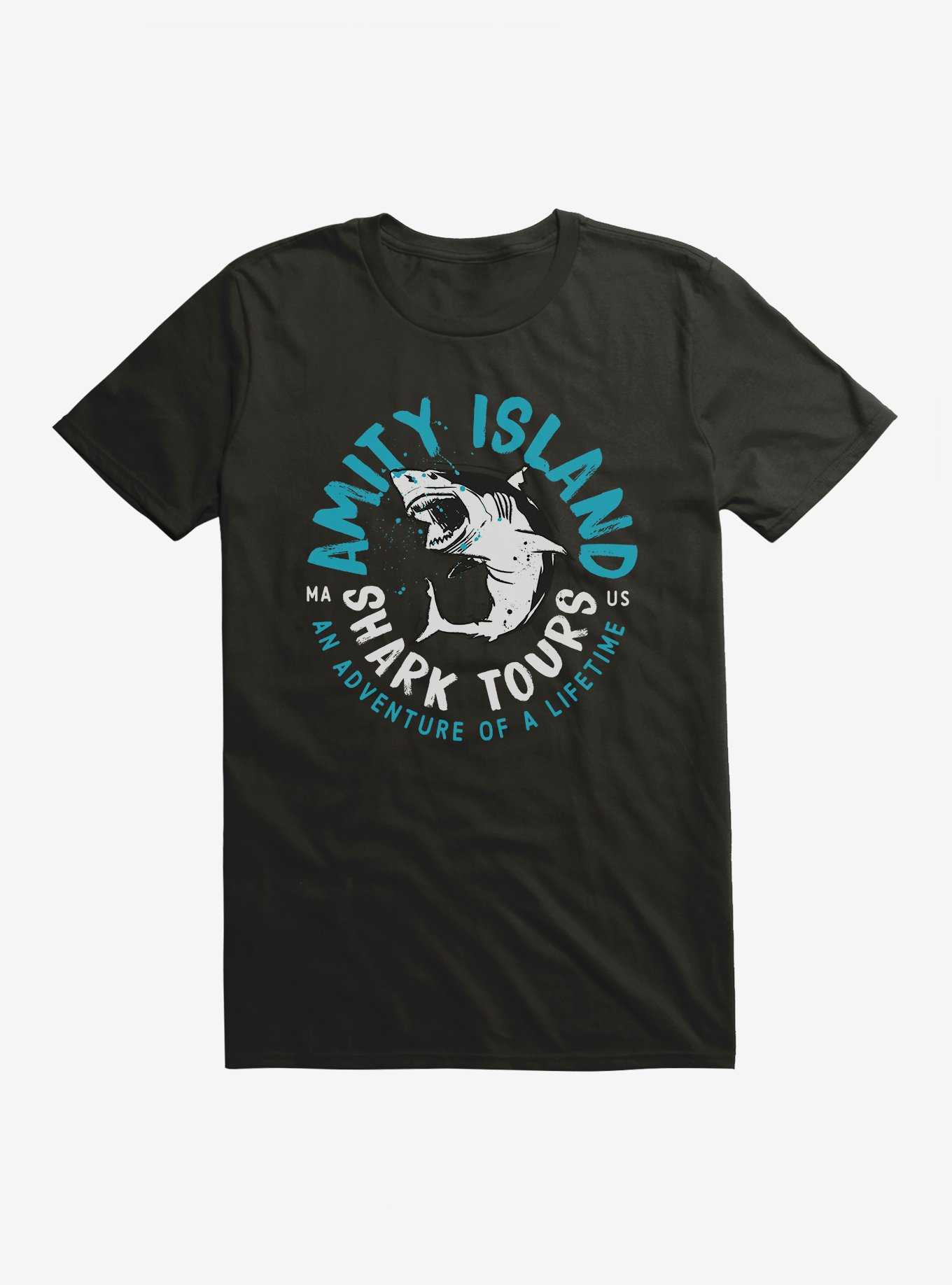Jaws Amity Island Shark Tours T-Shirt, , hi-res