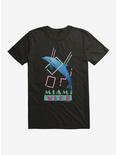 Miami Vice Dolphin Jump T-Shirt, BLACK, hi-res
