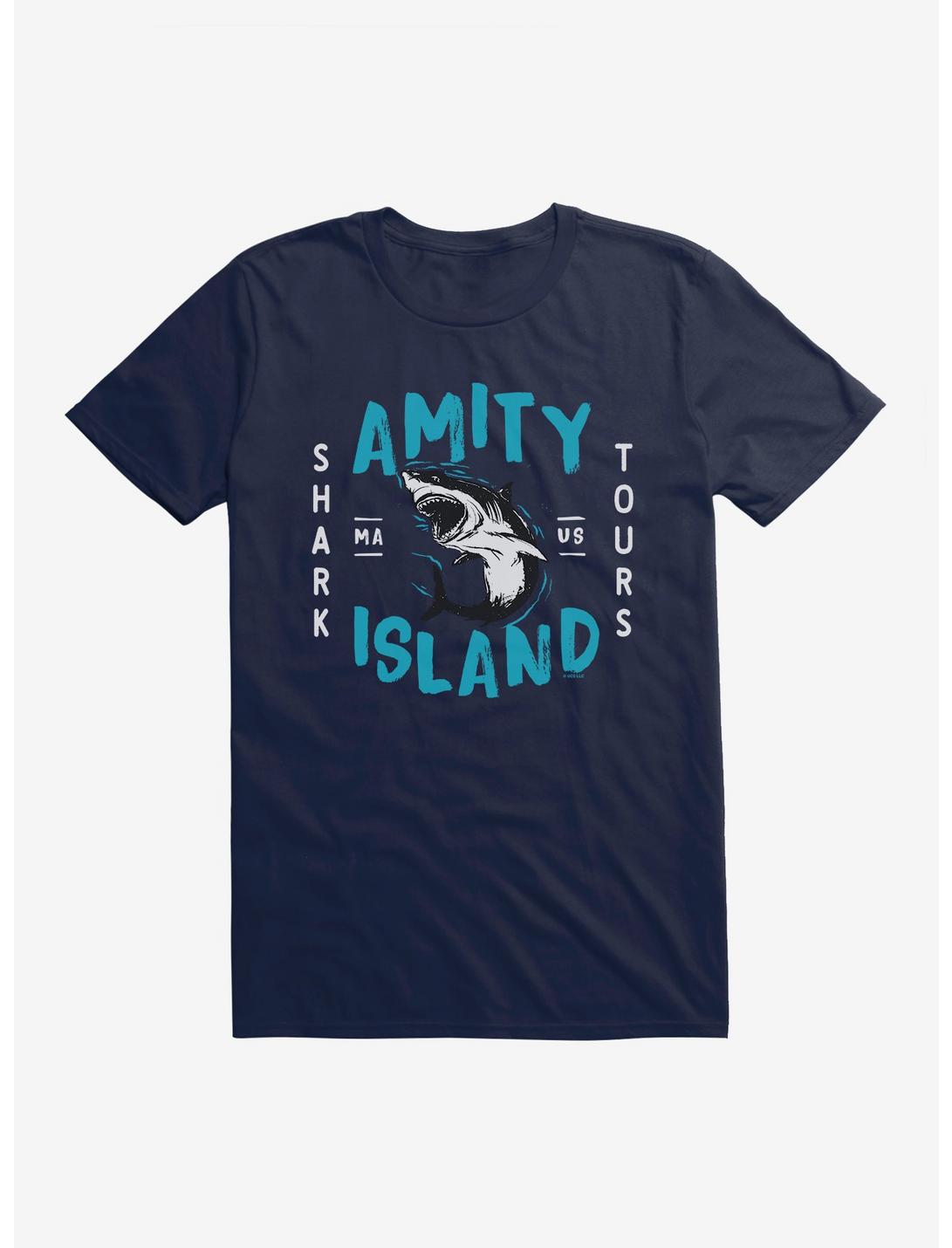 Jaws Amity Island Tours T-Shirt, MIDNIGHT NAVY, hi-res
