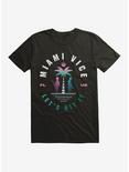Miami Vice Hit It Script T-Shirt, BLACK, hi-res
