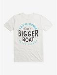 Jaws Amity Island Need A Bigger Boat T-Shirt, WHITE, hi-res