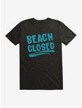 Jaws Beach Closed T-Shirt, BLACK, hi-res