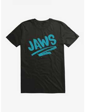 Jaws Blue Chalk Script T-Shirt, , hi-res