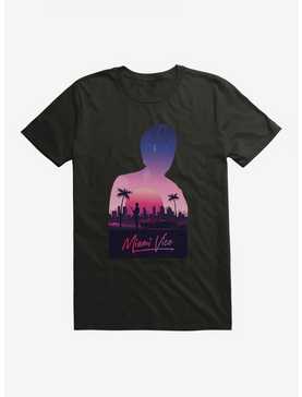 Miami Vice Silhouette Scenery T-Shirt, , hi-res