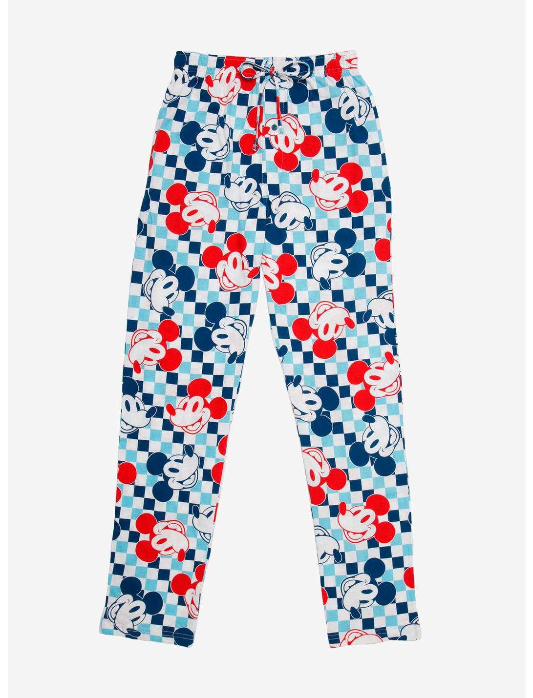 Disney Mickey Mouse Checkered Sleep Pants - BoxLunch Exclusive, MULTI, hi-res