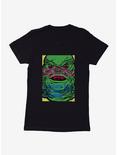 Creature From The Black Lagoon Dragged By A Demon Womens T-Shirt, BLACK, hi-res