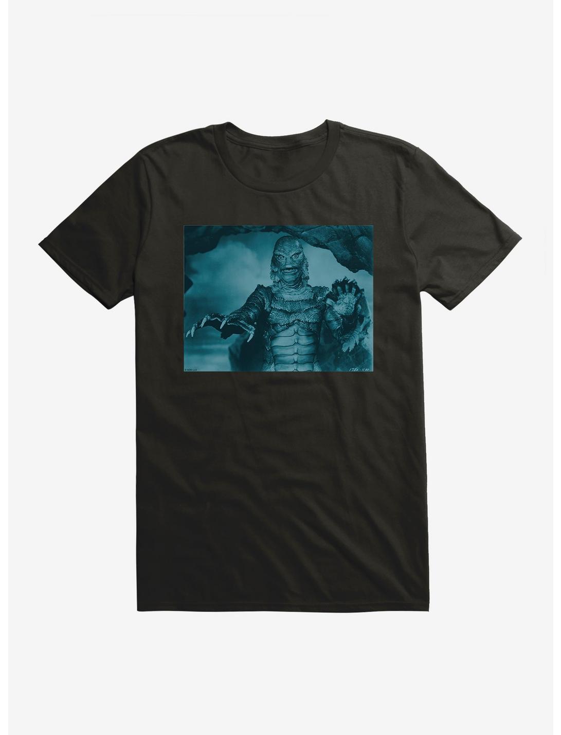 Creature From The Black Lagoon Live Action Blue Scene T-Shirt, BLACK, hi-res
