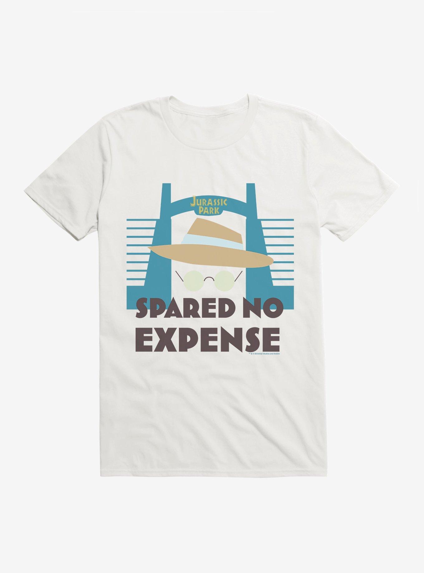 Jurassic Park Spared No Expense T-Shirt, WHITE, hi-res