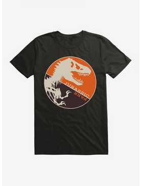 Jurassic Park T-Rex Circle Silhouette T-Shirt, , hi-res