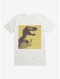 Jurassic Park T-Rex Line Break T-Shirt, WHITE, hi-res