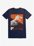 Jurassic Park T-Rex Square Silhouette T-Shirt, MIDNIGHT NAVY, hi-res