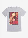 Jurassic Park Title Stack T-Shirt, HEATHER GREY, hi-res