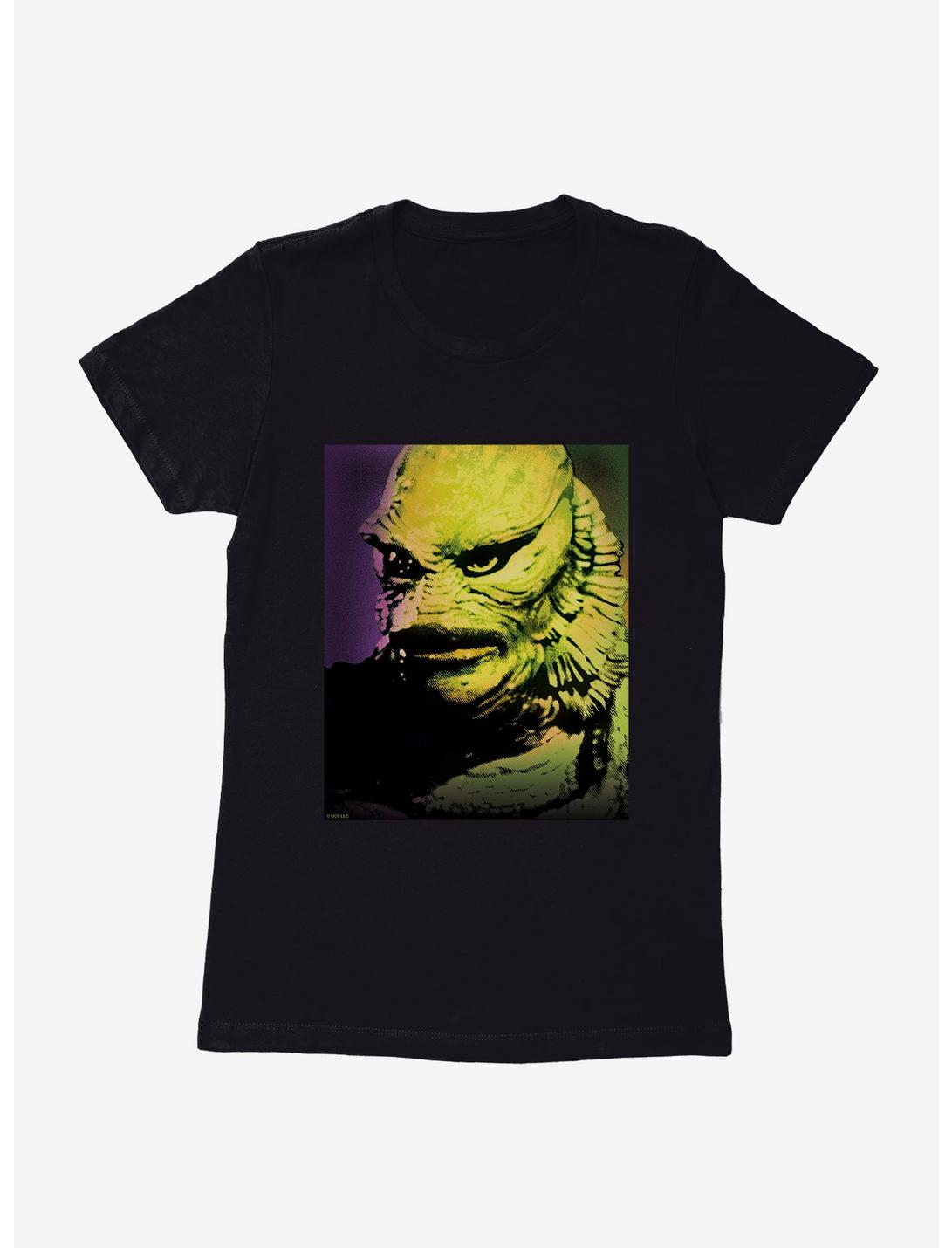 Creature From The Black Lagoon Live Action Glare Womens T-Shirt, BLACK, hi-res