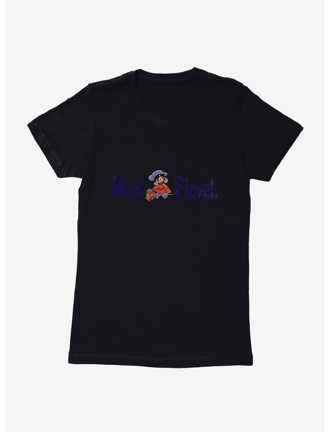 An American Tail Meet Fievel Womens T-Shirt, BLACK, hi-res