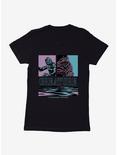 Creature From The Black Lagoon Pastel Pop Art Womens T-Shirt, BLACK, hi-res