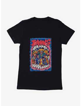 Jaws Comic Art Poster Womens T-Shirt, , hi-res