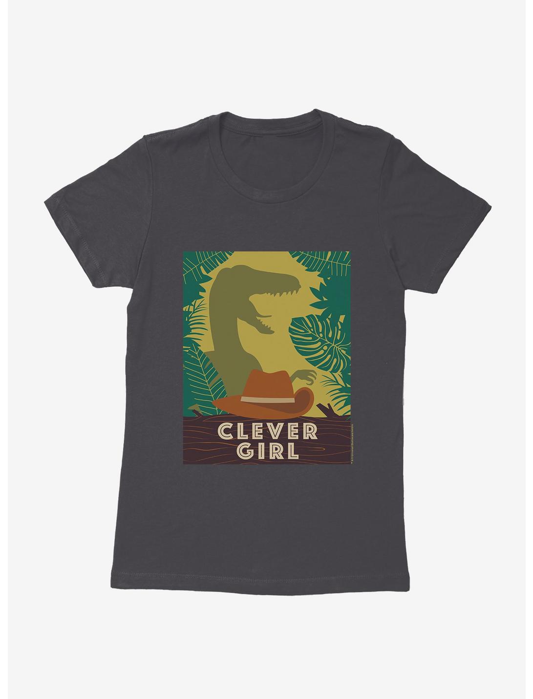 Jurassic Park Clever Girl Womens T-Shirt, HEAVY METAL, hi-res