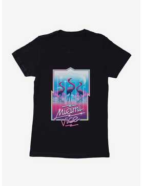 Miami Vice Bold Neon Lights Womens T-Shirt, , hi-res