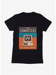 Jurassic Park Computer Hate Womens T-Shirt, BLACK, hi-res