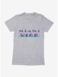 Miami Vice Bold Script Womens T-Shirt, HEATHER, hi-res