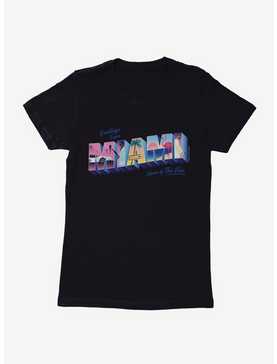 Miami Vice Greetings From Miami Womens T-Shirt, , hi-res