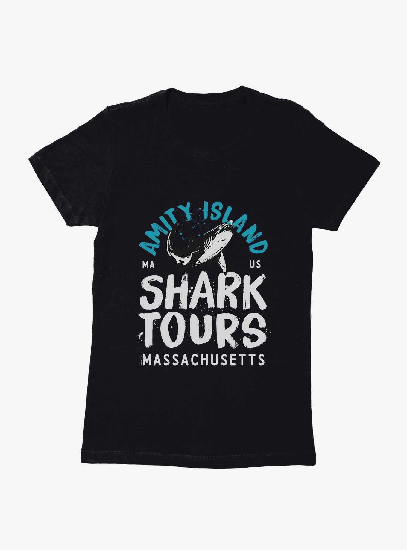 Jaws Amity Island Massachusetts Womens T-Shirt, , hi-res