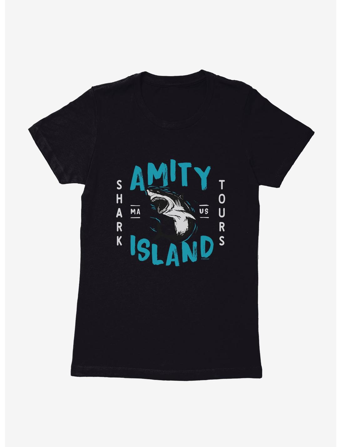 Jaws Amity Island Tours Womens T-Shirt, BLACK, hi-res