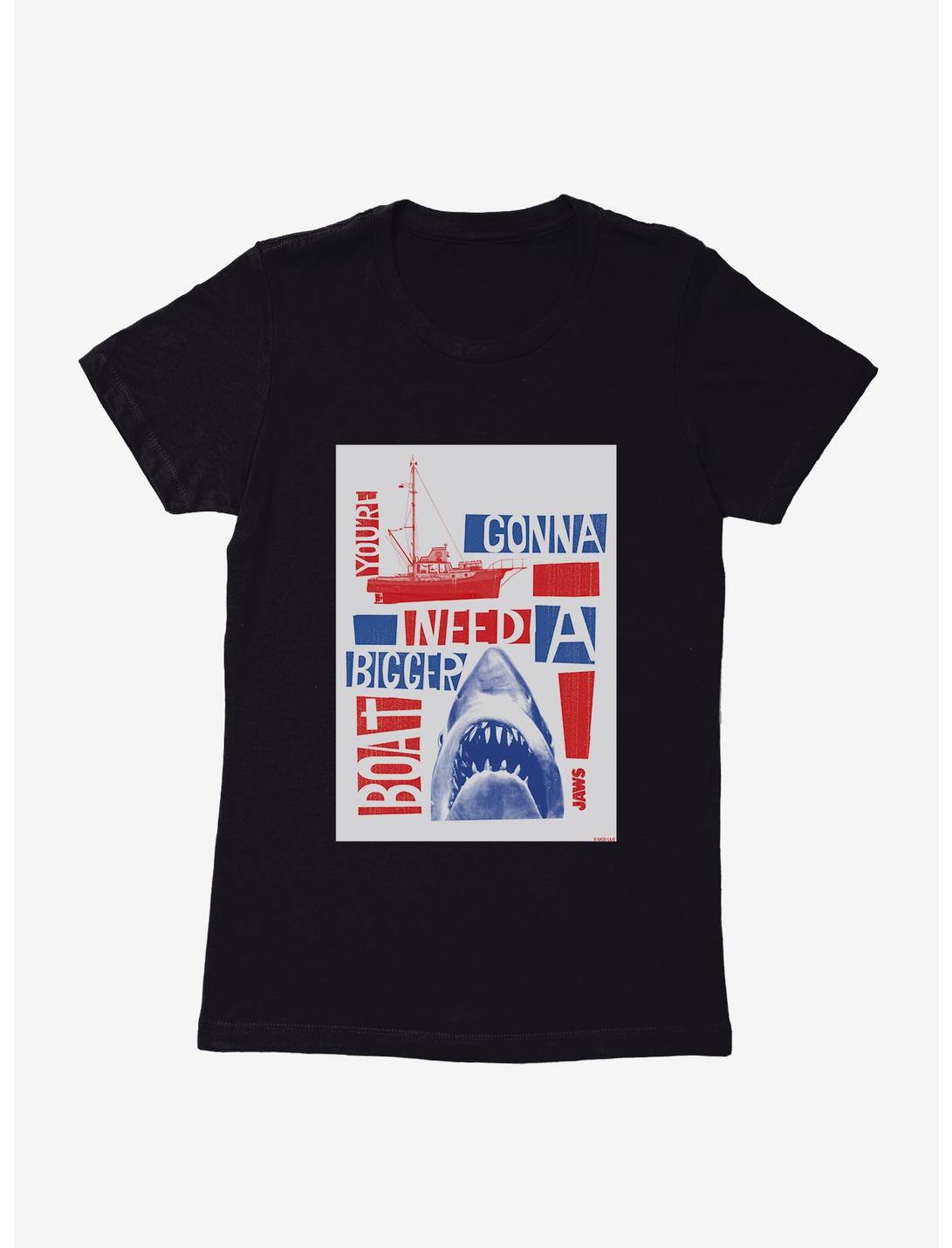 Jaws Need A Bigger Womens T-Shirt, BLACK, hi-res