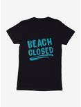 Jaws Beach Closed Womens T-Shirt, BLACK, hi-res