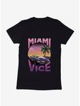 Miami Vice Sunset Drive Womens T-Shirt, BLACK, hi-res