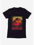 Jurassic Park Welcome Sunset Womens T-Shirt, BLACK, hi-res
