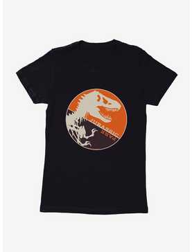 Jurassic Park T-Rex Circle Silhouette Womens T-Shirt, , hi-res