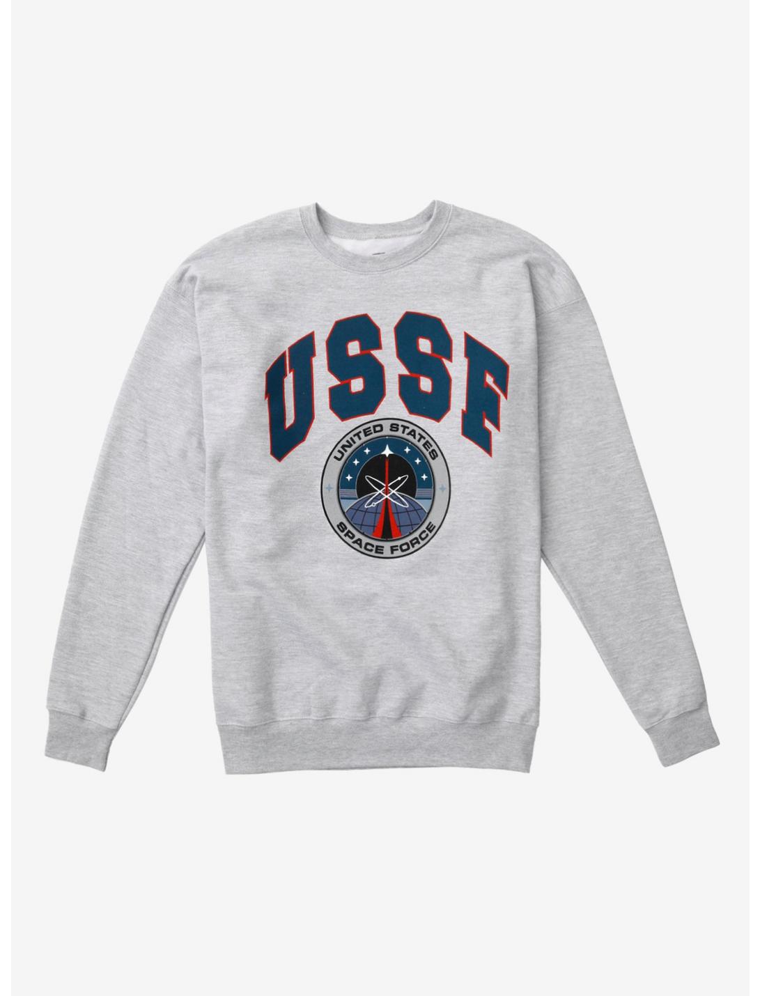 Space Force USSF Crewneck - BoxLunch Exclusive, GREY, hi-res