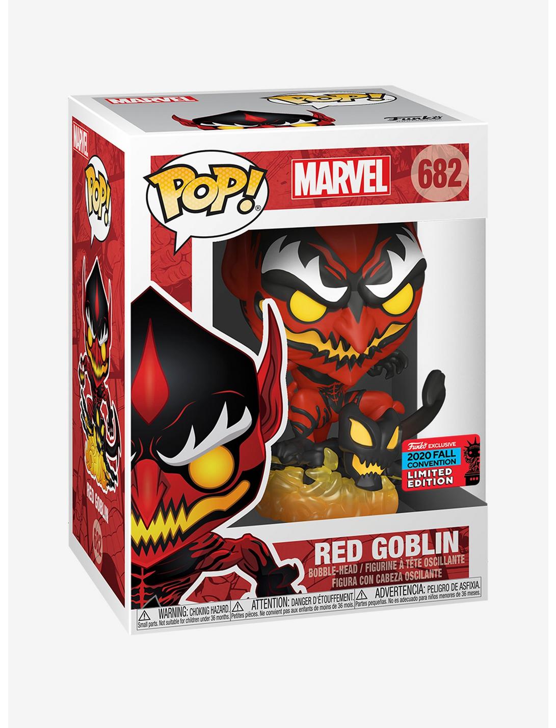 Funko Marvel Pop! Red Goblin Vinyl Bobble-Head 2020 Fall Convention Exclusive, , hi-res