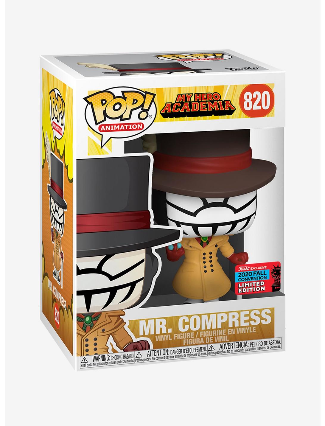 Funko My Hero Academia Pop! Animation Mr. Compress Vinyl Figure 2020 Fall Convention Exclusive, , hi-res