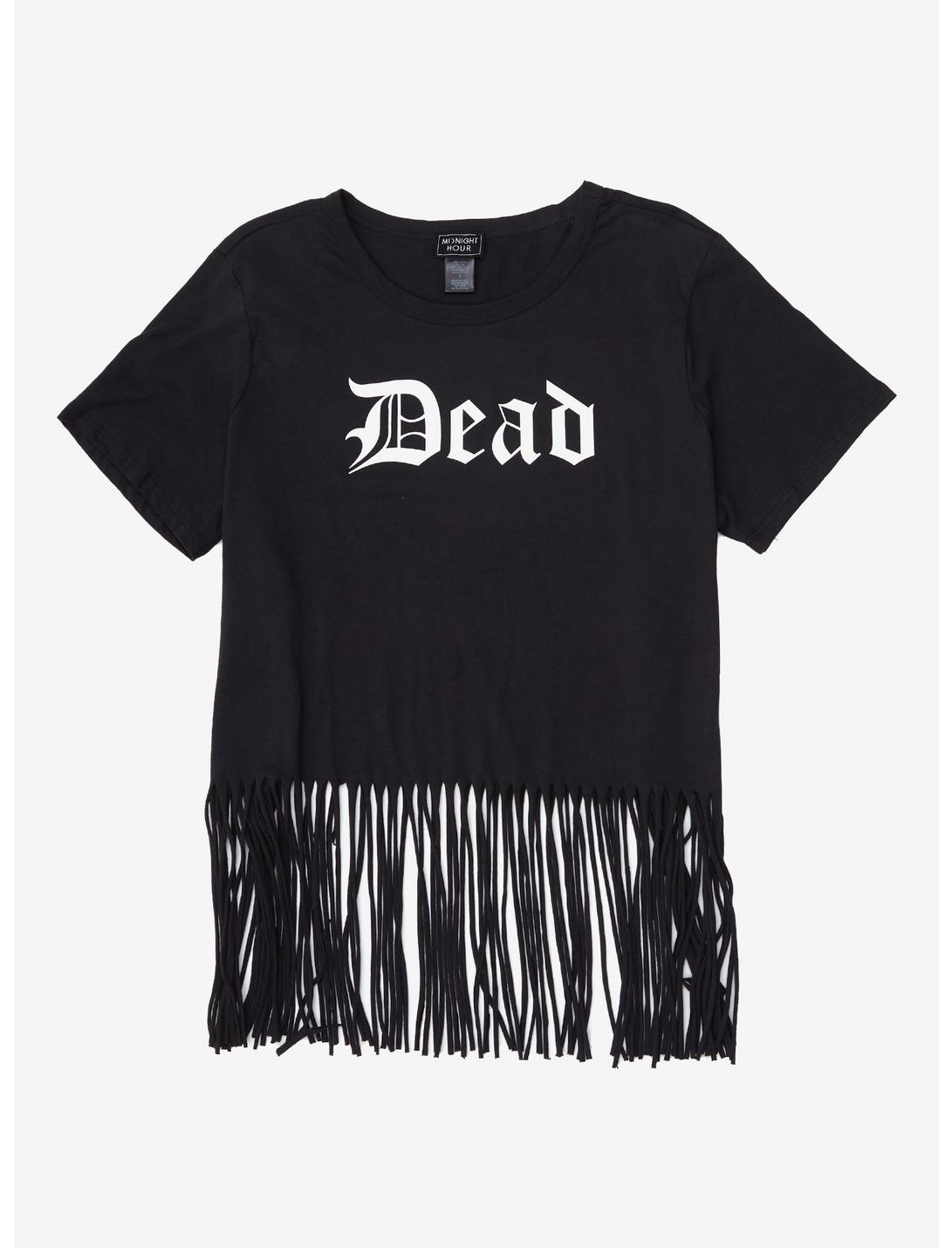 Dead Fringe Girls T-Shirt Plus Size, BLACK, hi-res
