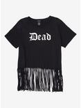 Dead Fringe Girls T-Shirt Plus Size, BLACK, hi-res